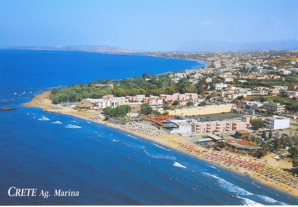 Aparthotel Georgina à Agia Marina Extérieur photo